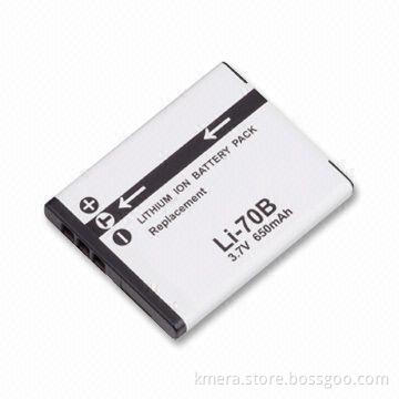 Digital Camera Battery with 650mAh Capacity and 3.7V Voltage